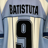 2001/02 ARGENTINA BATISTUTA #9 HOME SHIRT (L) REEBOK