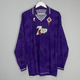 1992/94 FIORENTINA #7 L/S HOME SHIRT (L) LOTTO