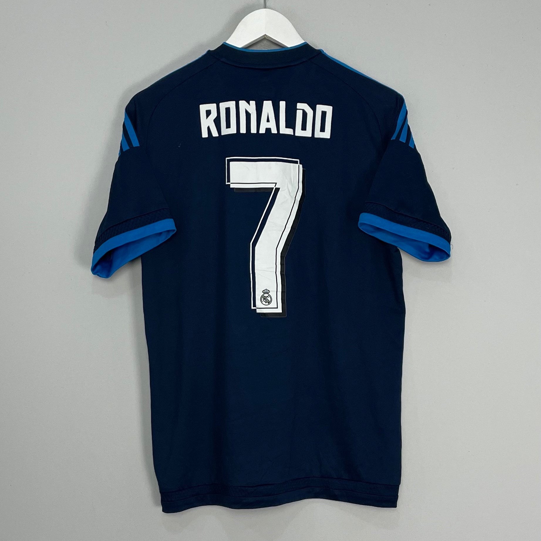 Shop 2015/16 REAL MADRID RONALDO #7 THIRD SHIRT (M) ADIDAS, classic football shirts, vintage football shirts & retro soccer jerseys at Cult Kits