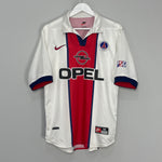 Shop 1998/99 PSG AWAY SHIRT (M) NIKE, classic football shirts, vintage football shirts & retro soccer jerseys at Cult Kits