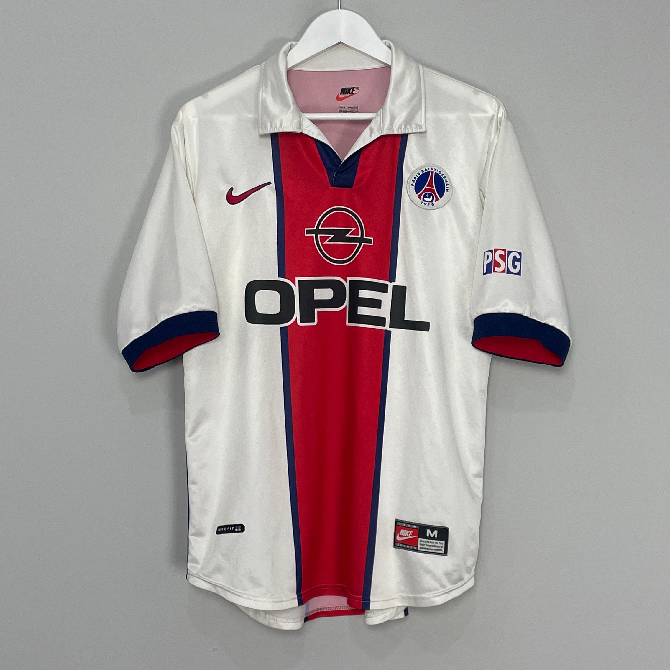 Shop 1998/99 PSG AWAY SHIRT (M) NIKE, classic football shirts, vintage football shirts & retro soccer jerseys at Cult Kits