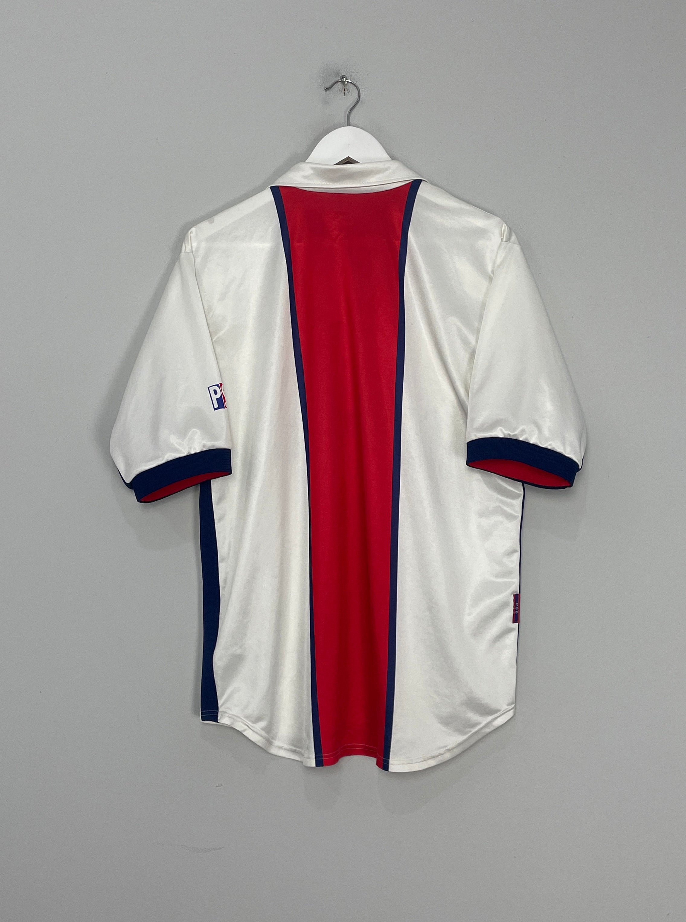 Shop 1998/99 PSG AWAY SHIRT (M) NIKE, classic football shirts, vintage football shirts & retro soccer jerseys at Cult Kits