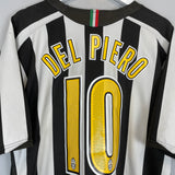 Shop 2005/06 JUVENTUS DEL PIERO #10 HOME SHIRT (XL) NIKE, classic football shirts, vintage football shirts & retro soccer jerseys at Cult Kits