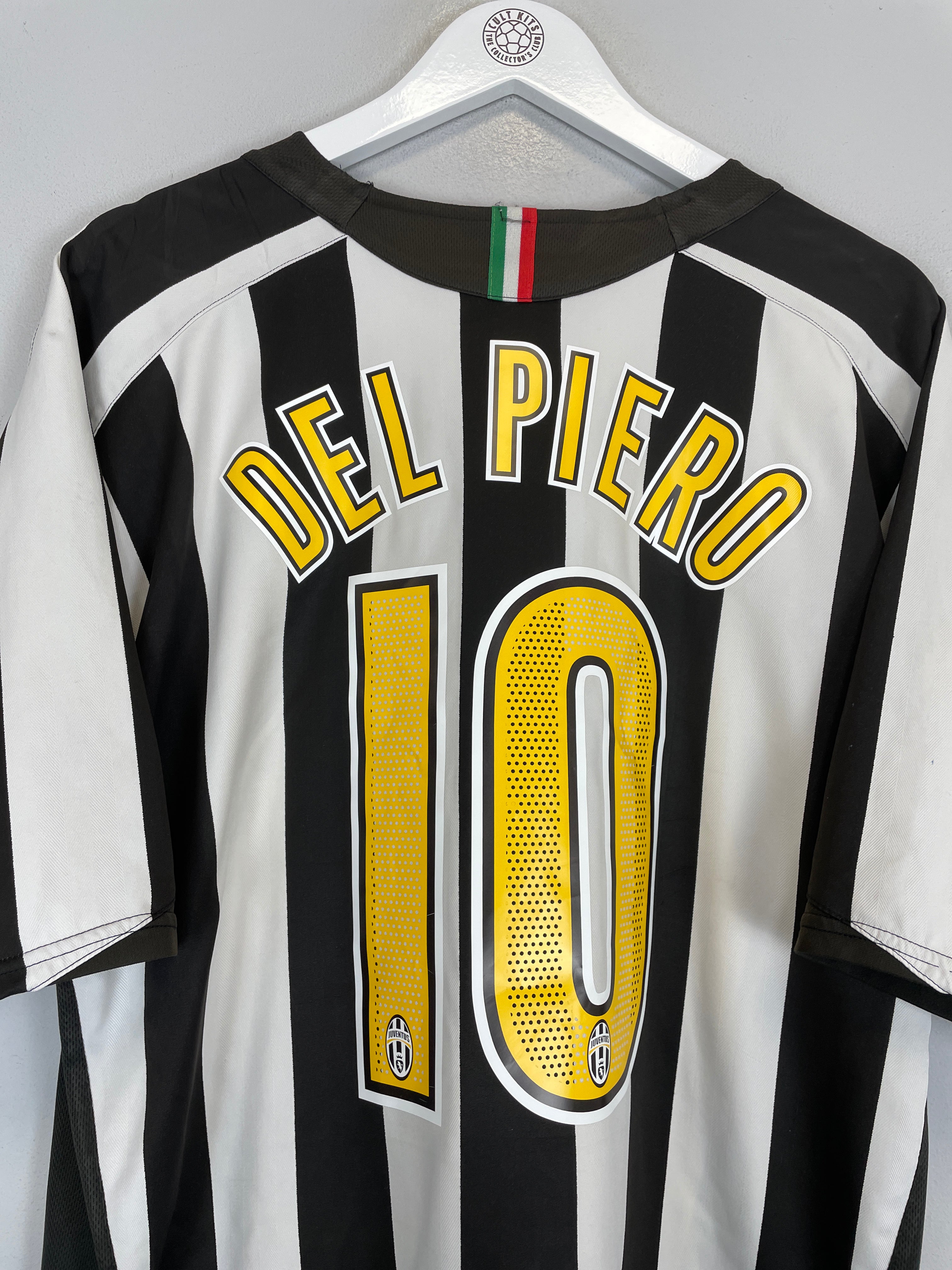 Shop 2005/06 JUVENTUS DEL PIERO #10 HOME SHIRT (XL) NIKE, classic football shirts, vintage football shirts & retro soccer jerseys at Cult Kits