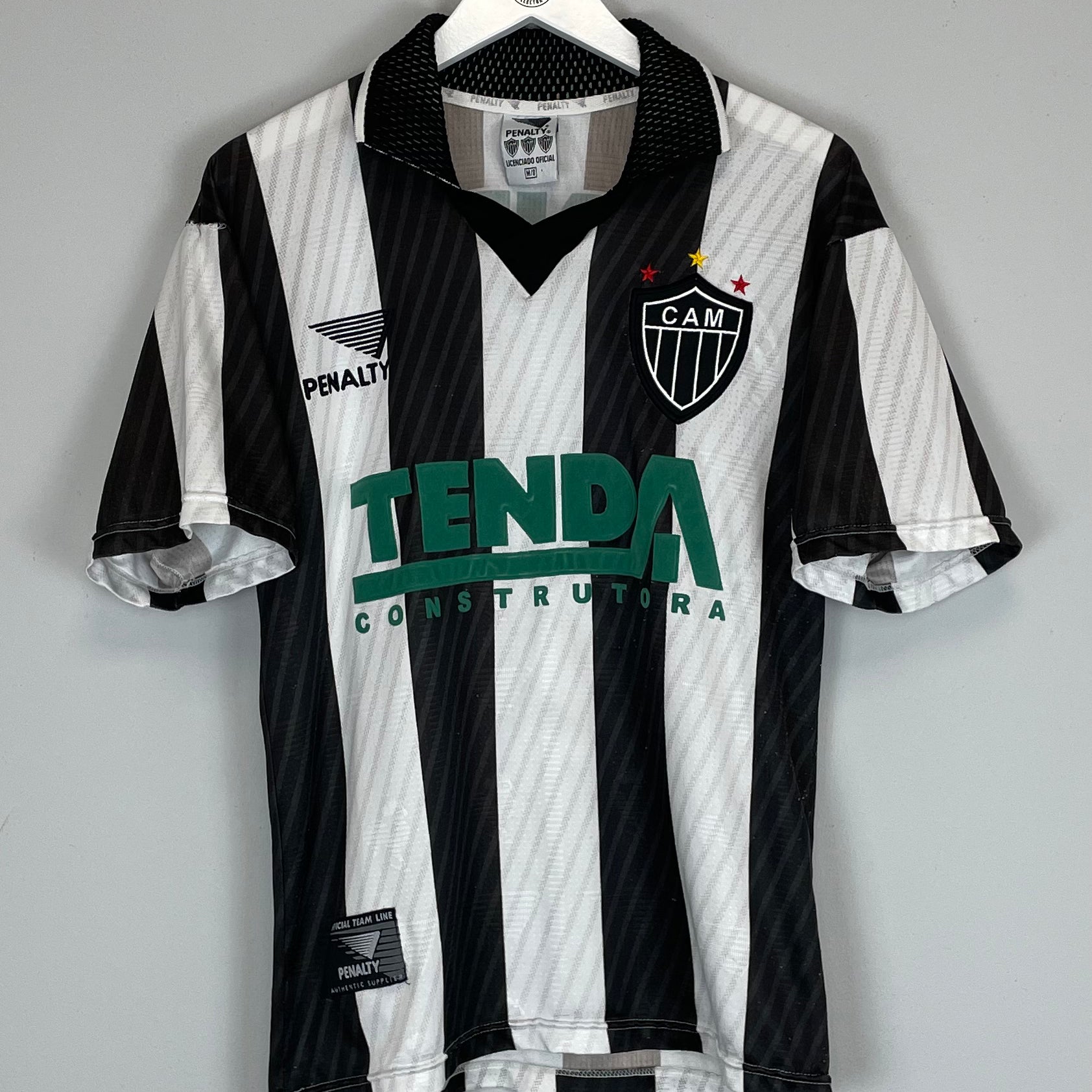 Shop 1998 ATLETICO MINEIRO #9 HOME SHIRT (M) PENALTY, classic football shirts, vintage football shirts & retro soccer jerseys at Cult Kits