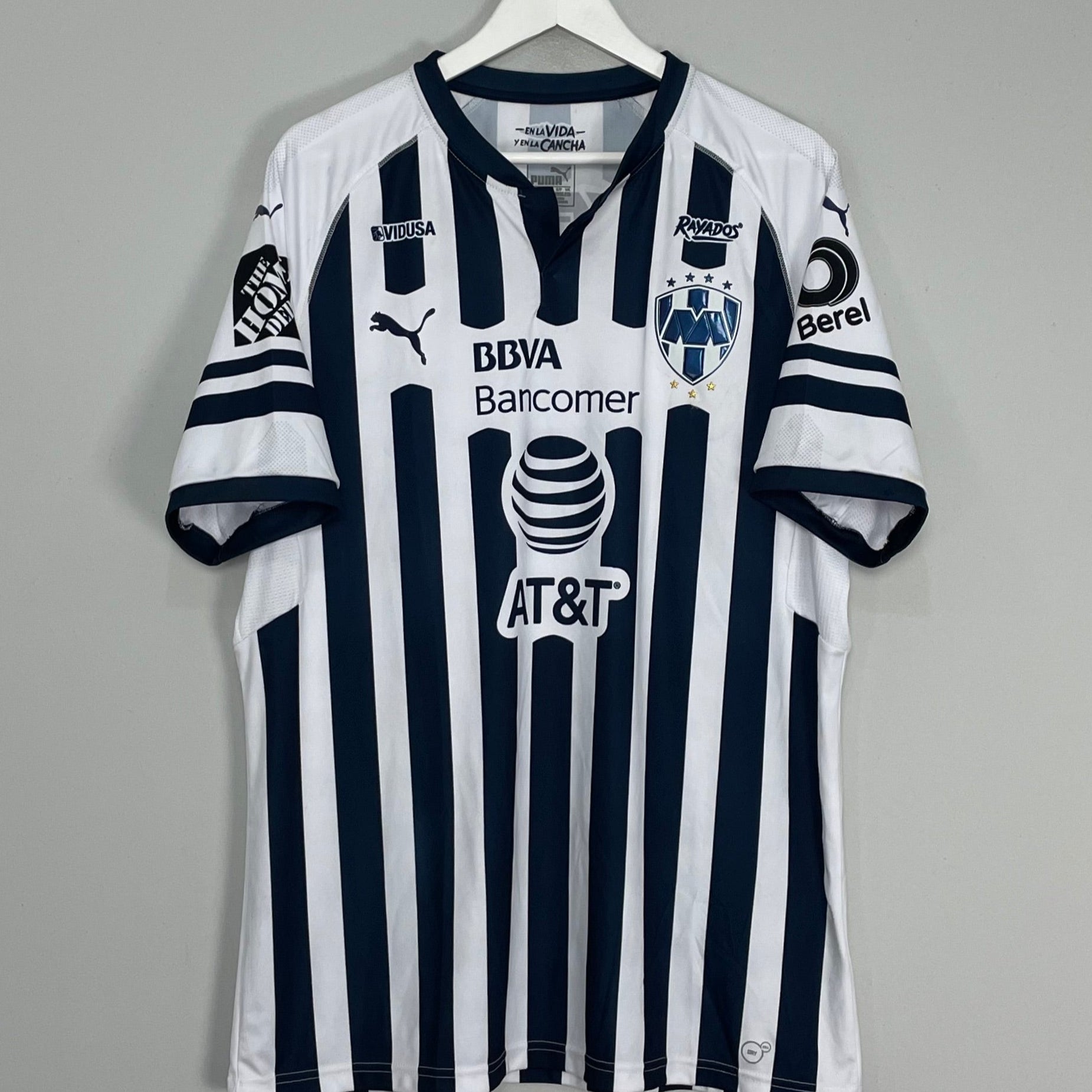 Shop 2018/19 MONTERREY HOME SHIRT (XXL) PUMA, classic football shirts, vintage football shirts & retro soccer jerseys at Cult Kits