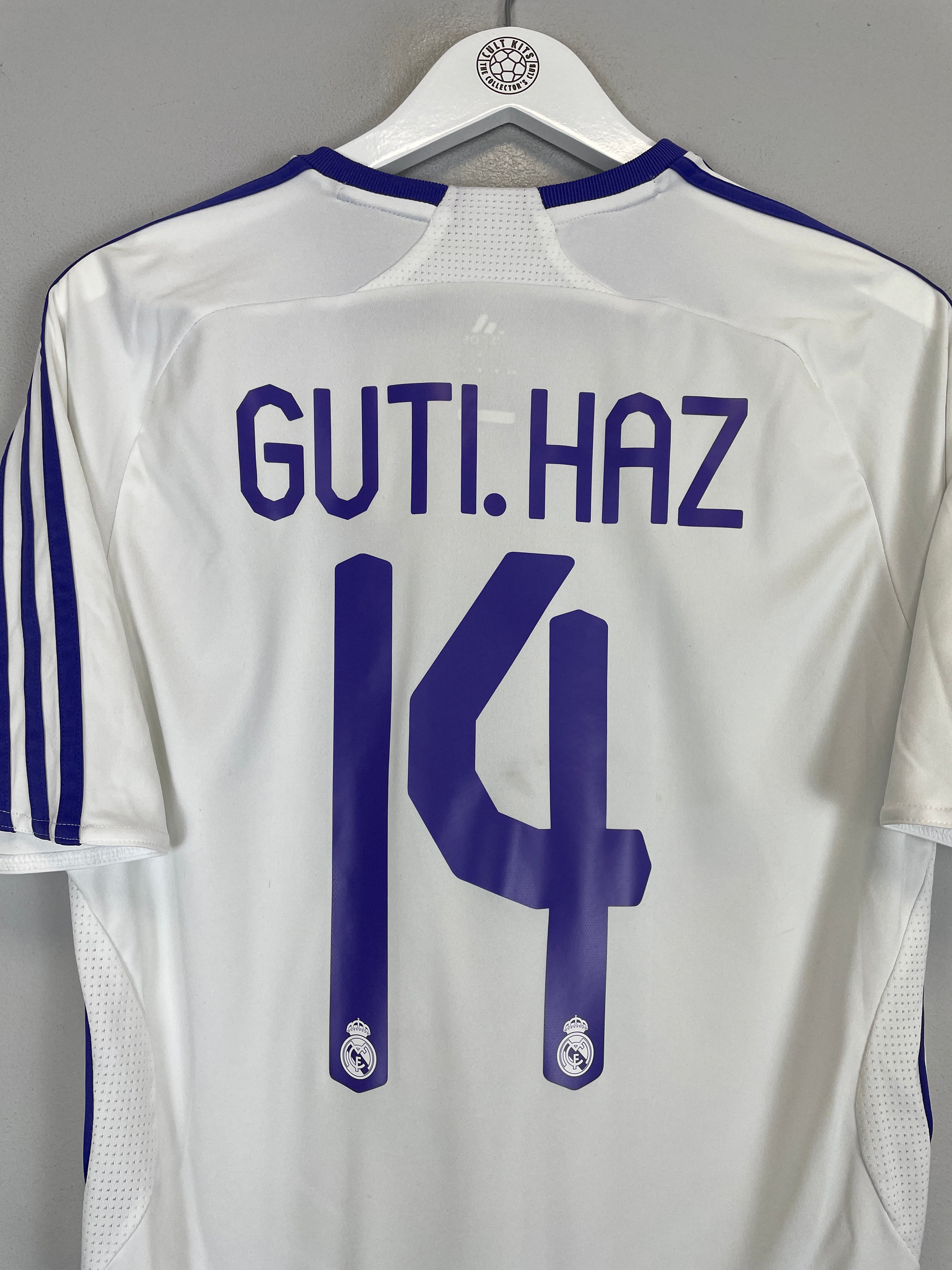 2007/08 REAL MADRID GUTI HAZ #14 HOME SHIRT (S) ADIDAS – Cult Kits
