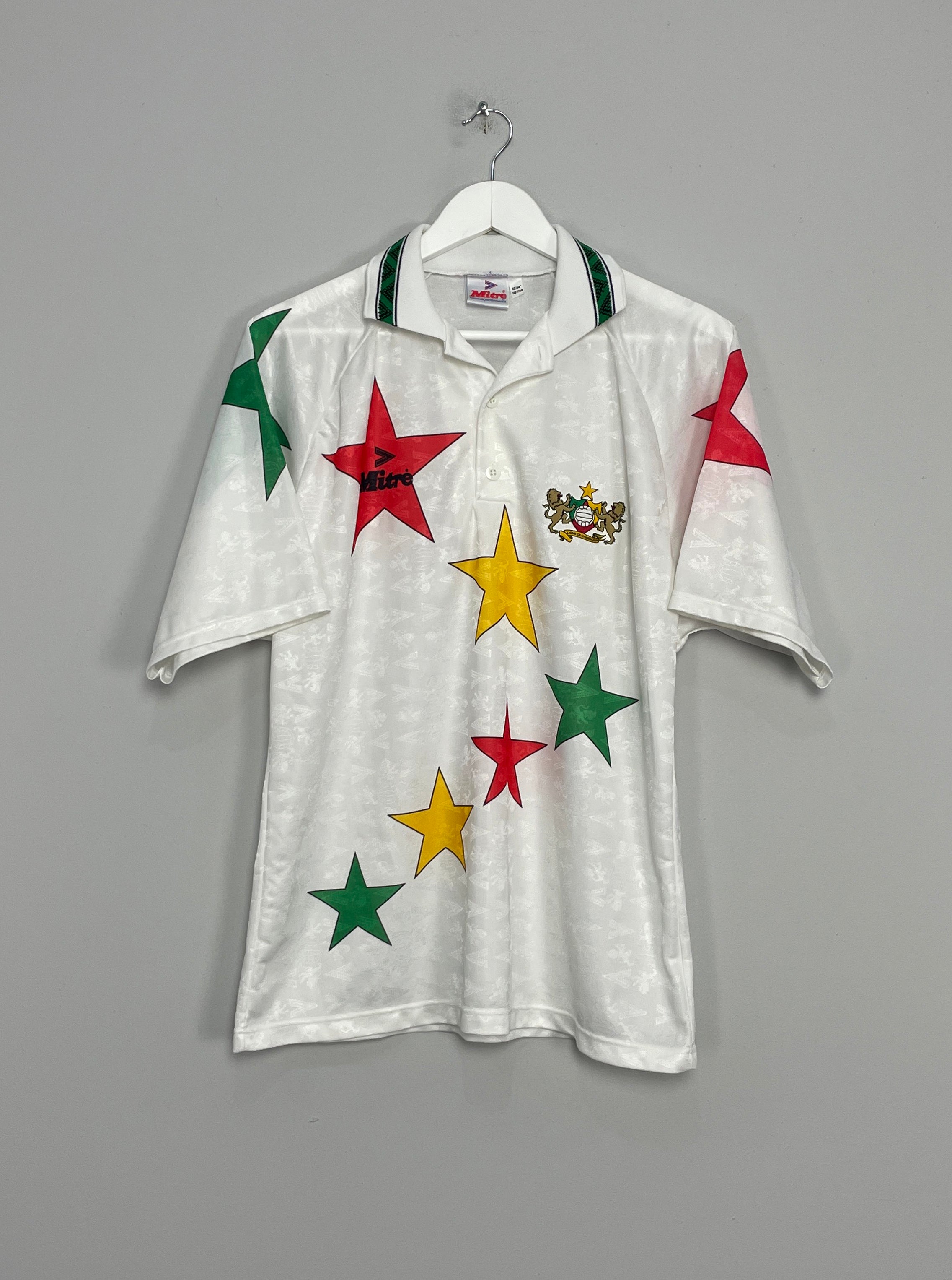 Shop 1994/95 CAMEROON AWAY SHIRT (L) MITRE, classic football shirts, vintage football shirts & retro soccer jerseys at Cult Kits