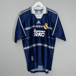 Shop 1998/99 REAL MADRID AWAY SHIRT (M) ADIDAS, classic football shirts, vintage football shirts & retro soccer jerseys at Cult Kits