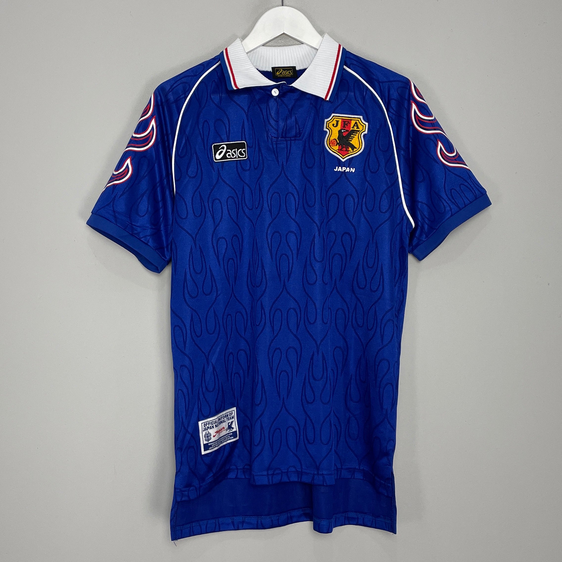 Shop 1998 JAPAN HOME SHIRT (L) ASICS, classic football shirts, vintage football shirts & retro soccer jerseys at Cult Kits