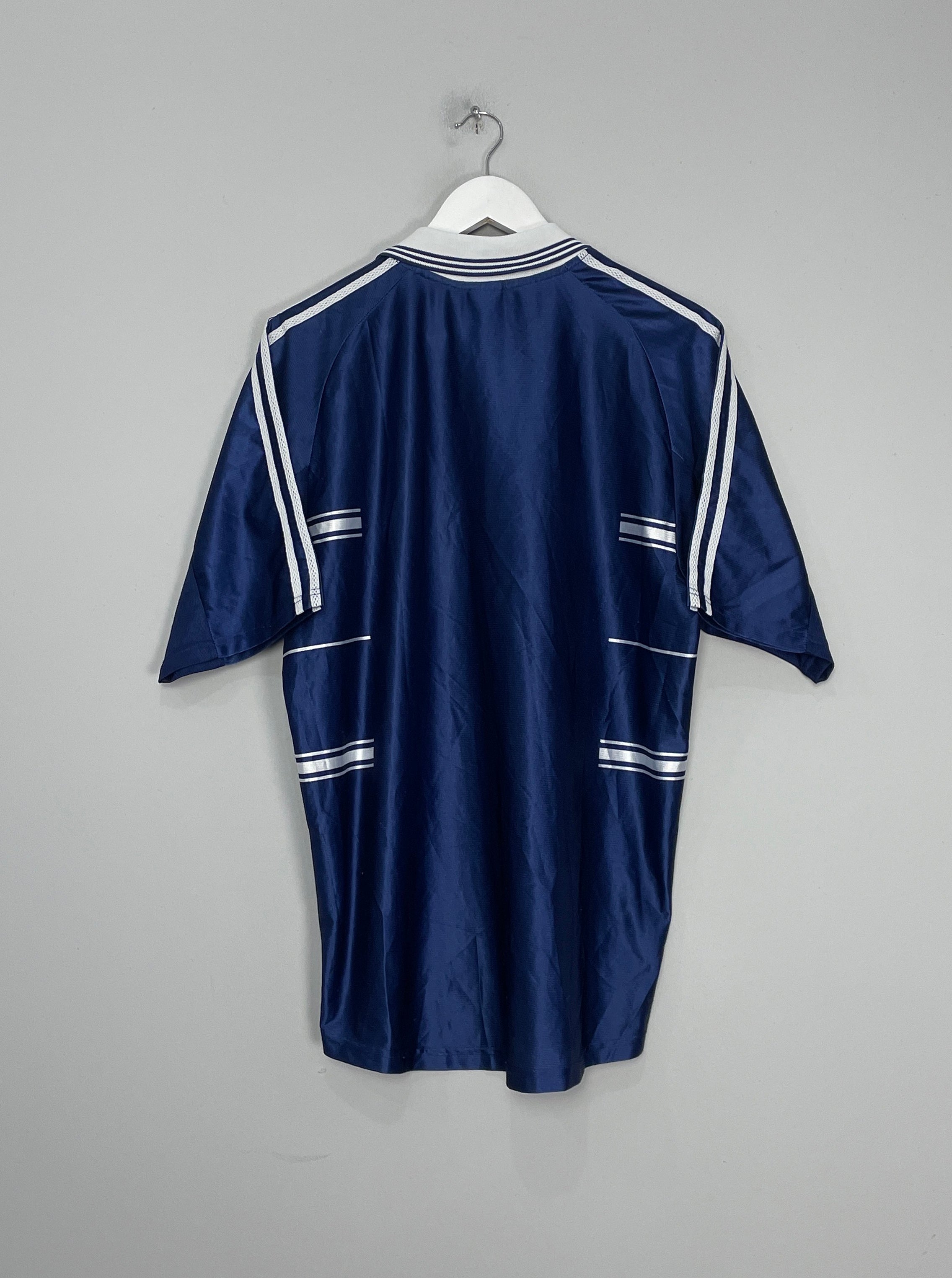 Shop 1998/99 REAL MADRID AWAY SHIRT (M) ADIDAS, classic football shirts, vintage football shirts & retro soccer jerseys at Cult Kits
