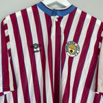 Shop 1988/90 MANCHESTER CITY AWAY SHIRT (L) UMBRO, classic football shirts, vintage football shirts & retro soccer jerseys at Cult Kits