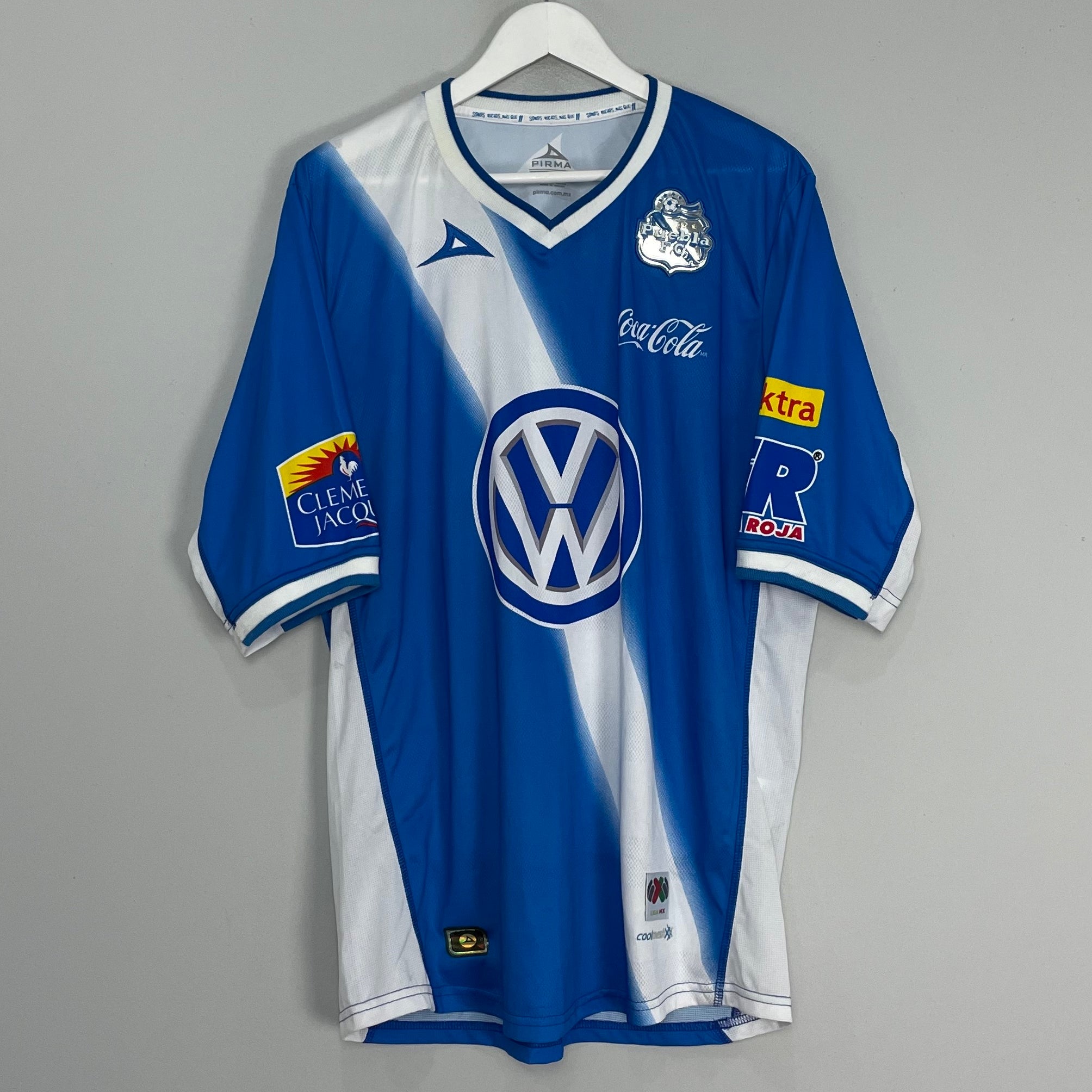 Shop 2013/14 PUEBLA AWAY SHIRT (XXL) PIRMA, classic football shirts, vintage football shirts & retro soccer jerseys at Cult Kits