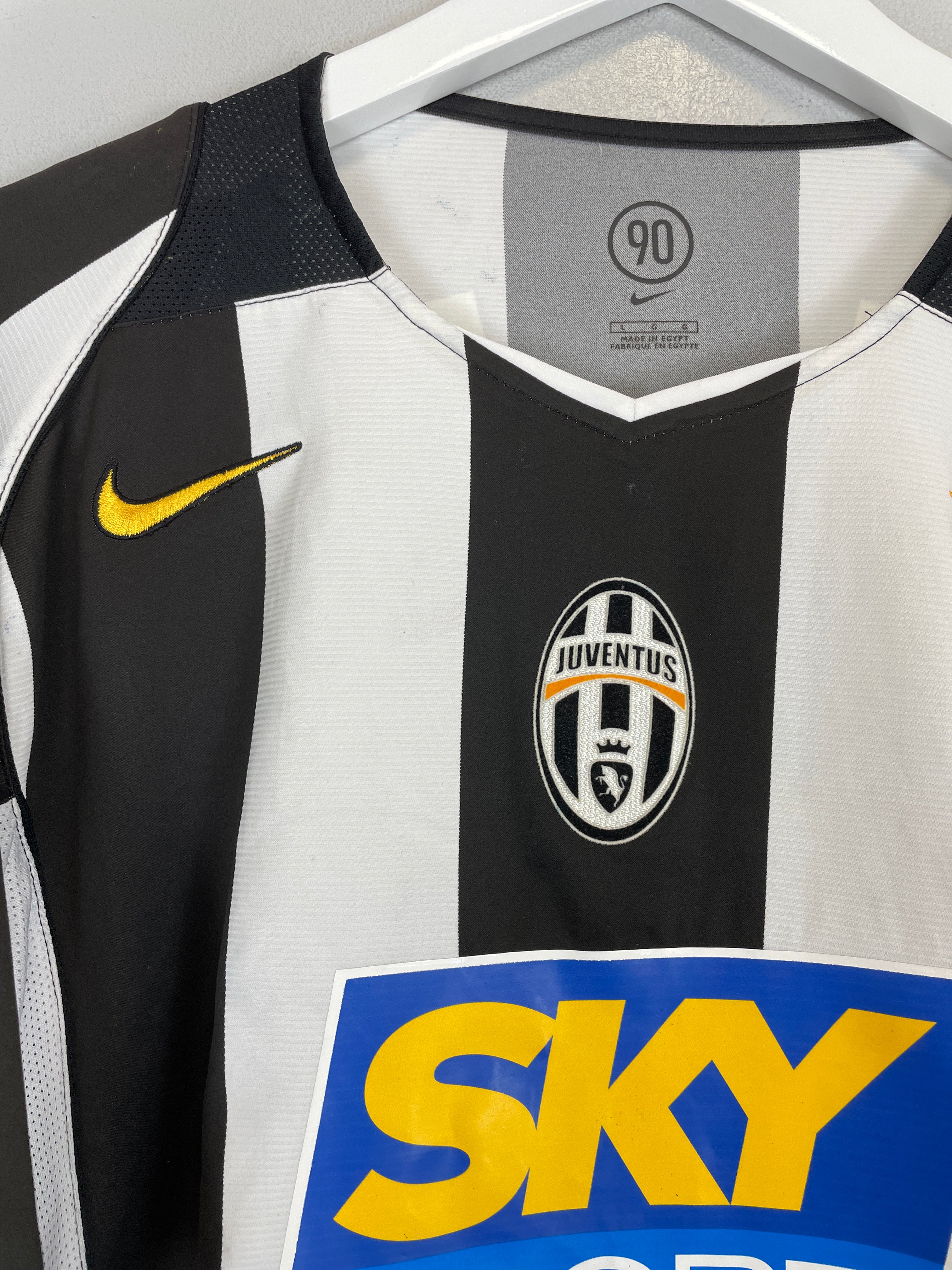 Shop 2004/05 JUVENTUS DEL PIERO #10 *BNWT* HOME SHIRT (L) NIKE, classic football shirts, vintage football shirts & retro soccer jerseys at Cult Kits