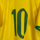 2008/10 BRAZIL #10 HOME SHIRT (XL) NIKE