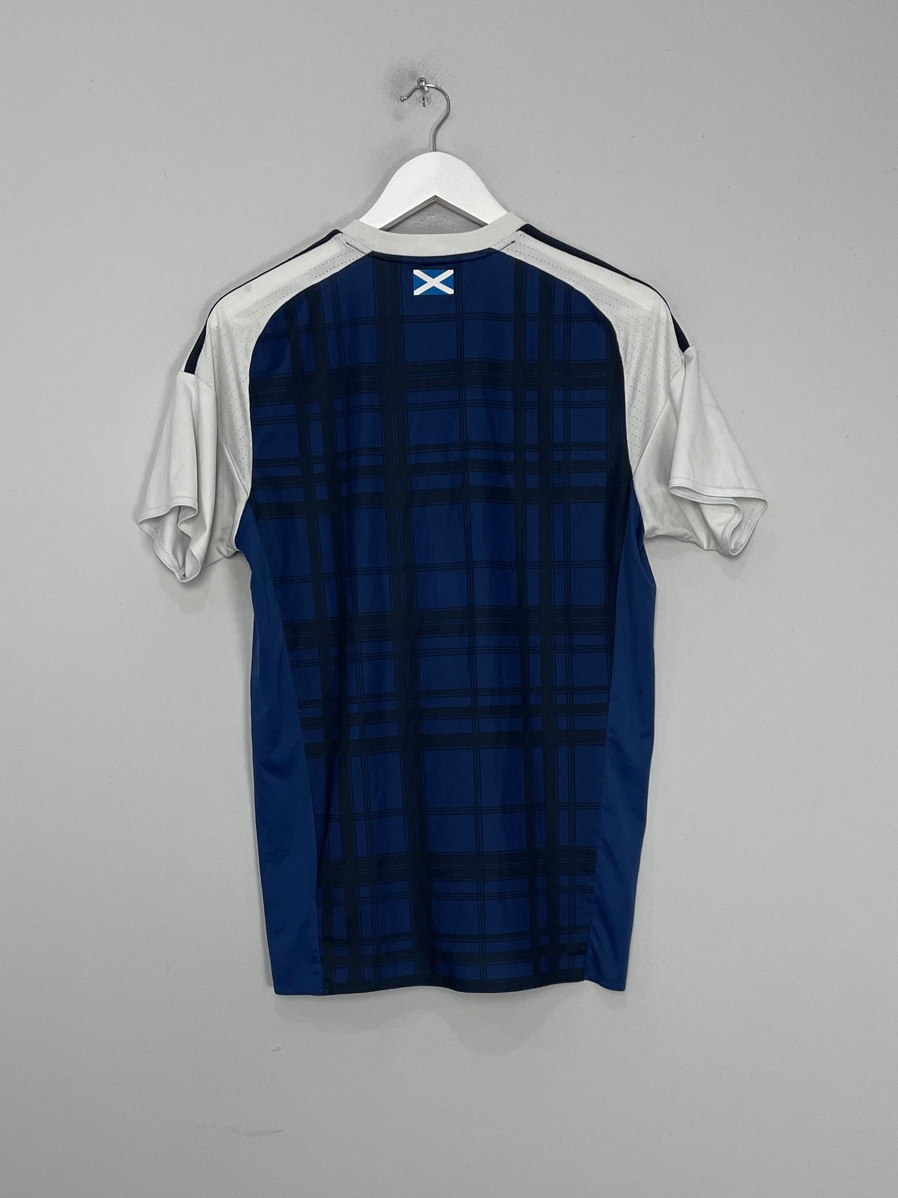 Shop 2016/17 SCOTLAND HOME SHIRT (M) ADIDAS, classic football shirts, vintage football shirts & retro soccer jerseys at Cult Kits