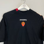 Shop 2003/04 ROMA *BNWT* T-SHIRT (M) DIADORA, classic football shirts, vintage football shirts & retro soccer jerseys at Cult Kits