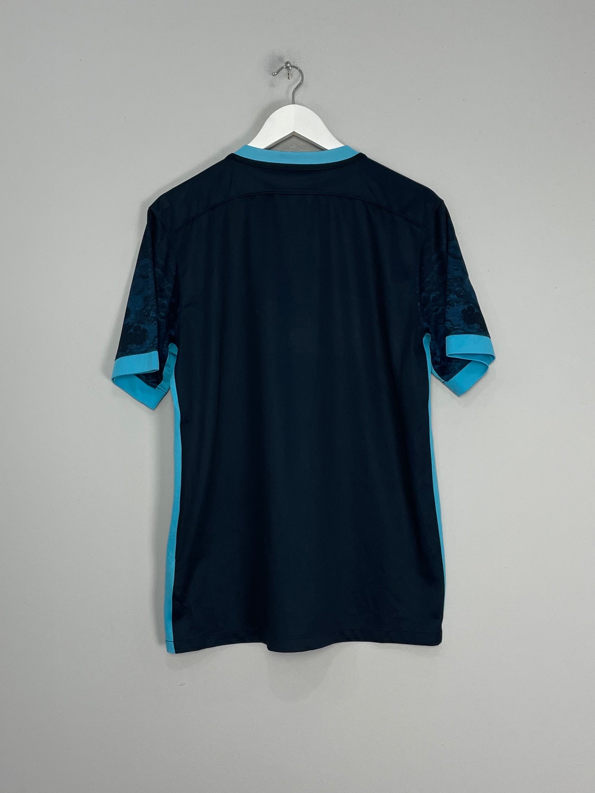 Shop 2015/16 MANCHESTER CITY AWAY SHIRT (M) NIKE, classic football shirts, vintage football shirts & retro soccer jerseys at Cult Kits