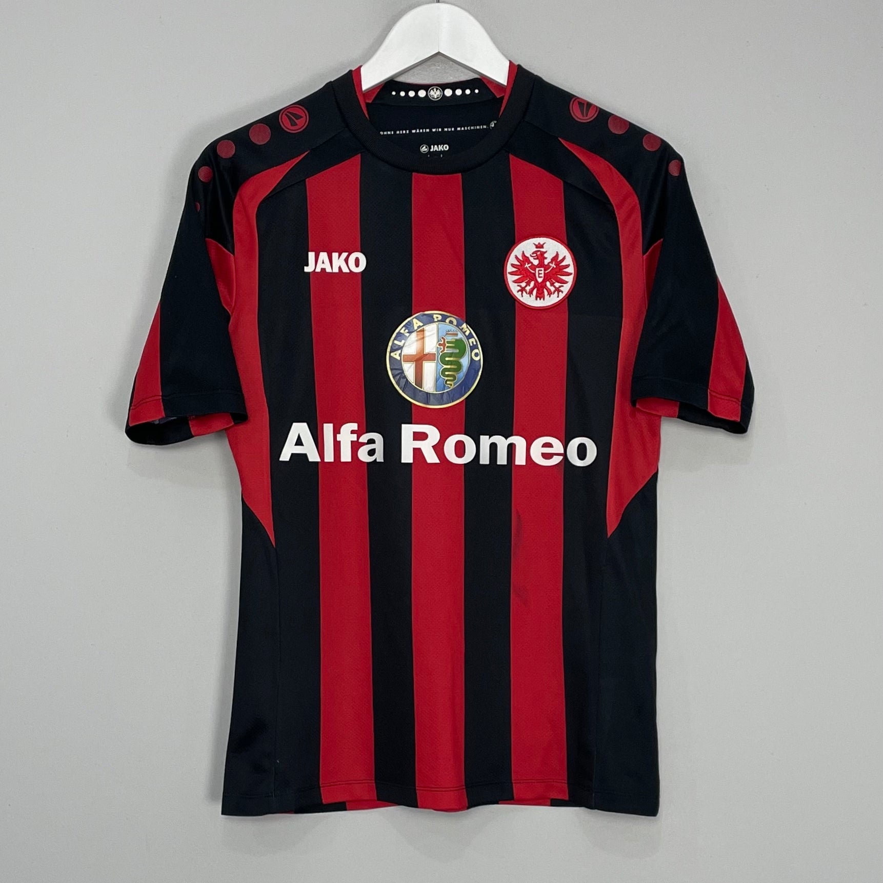 Shop 2013/14 EINTRACHT FRANKFURT HOME SHIRT (XS) JAKO, classic football shirts, vintage football shirts & retro soccer jerseys at Cult Kits