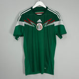 Shop 2014/15 MEXICO *PLAYER ISSUE* HOME SHIRT (L) ADIDAS, classic football shirts, vintage football shirts & retro soccer jerseys at Cult Kits