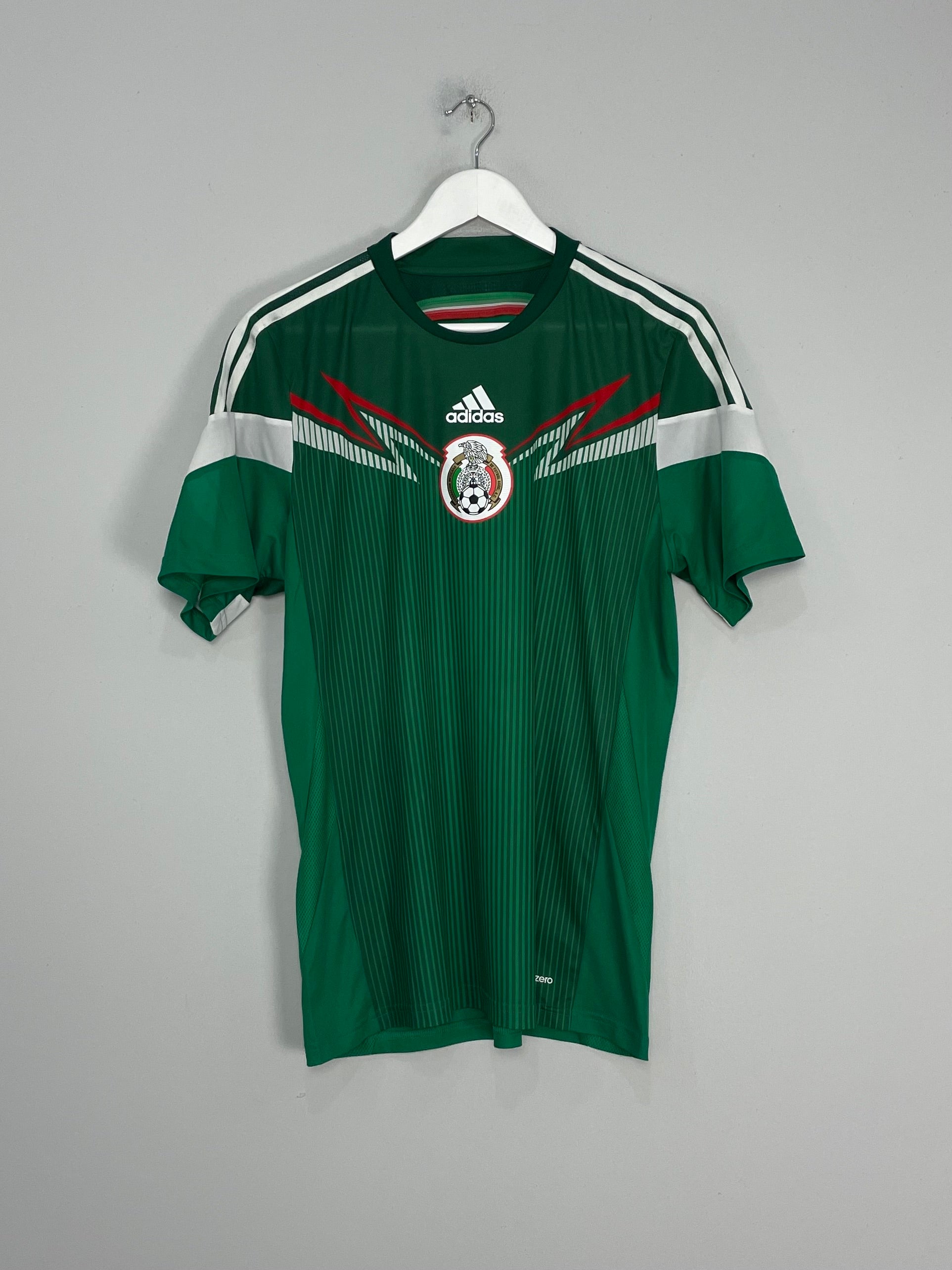 Shop 2014/15 MEXICO *PLAYER ISSUE* HOME SHIRT (L) ADIDAS, classic football shirts, vintage football shirts & retro soccer jerseys at Cult Kits