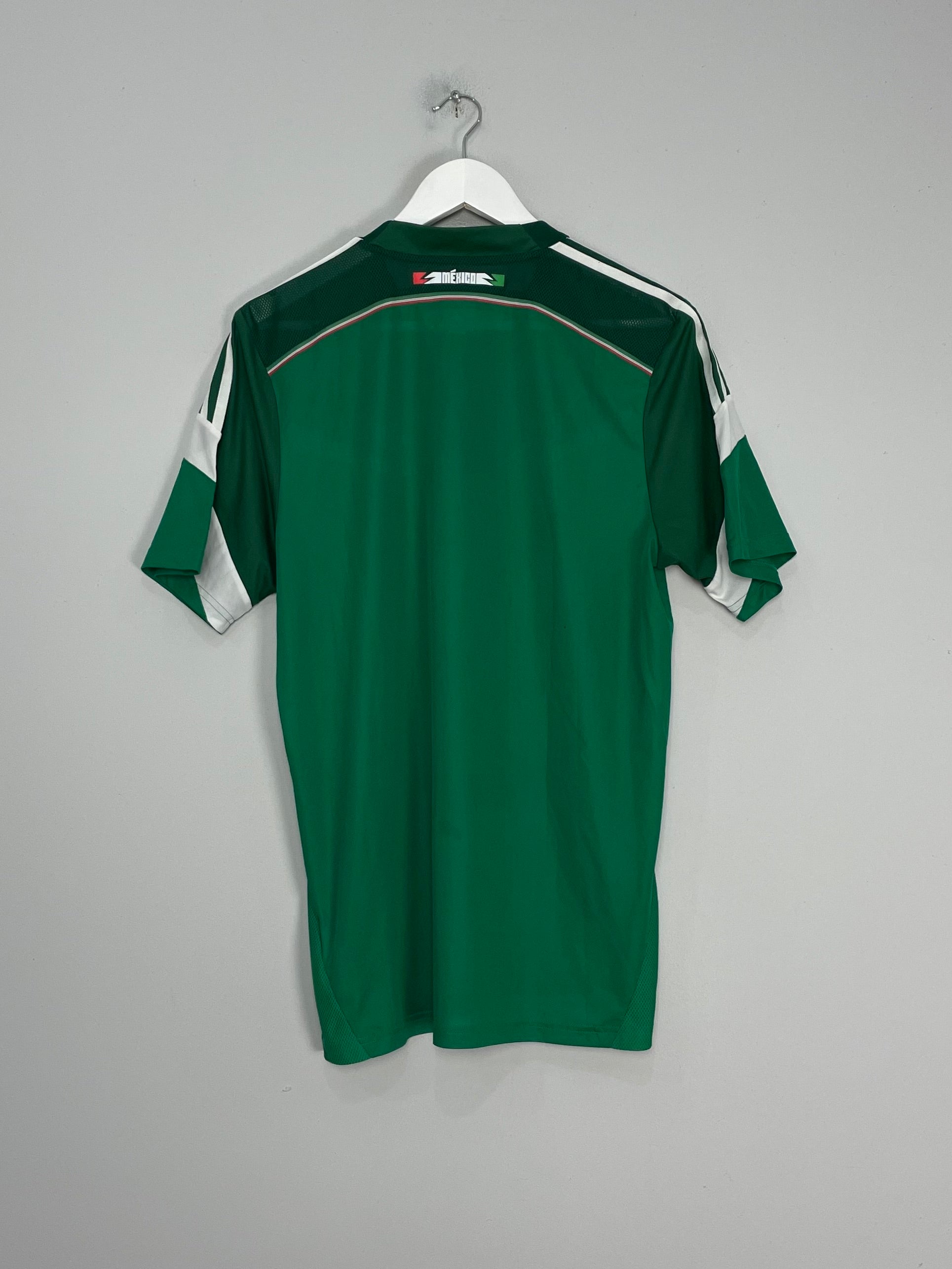 Shop 2014/15 MEXICO *PLAYER ISSUE* HOME SHIRT (L) ADIDAS, classic football shirts, vintage football shirts & retro soccer jerseys at Cult Kits