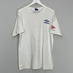 Shop 1994 USA WORLD CUP BRAZIL CHAMPIONS T-SHIRT (L) UMBRO, classic football shirts, vintage football shirts & retro soccer jerseys at Cult Kits