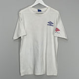 Shop 1994 USA WORLD CUP BRAZIL CHAMPIONS T-SHIRT (L) UMBRO, classic football shirts, vintage football shirts & retro soccer jerseys at Cult Kits