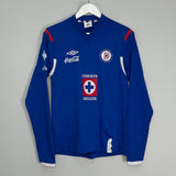 Shop 2011/12 CRUZ AZUL L/S HOME SHIRT (S) UMBRO, classic football shirts, vintage football shirts & retro soccer jerseys at Cult Kits