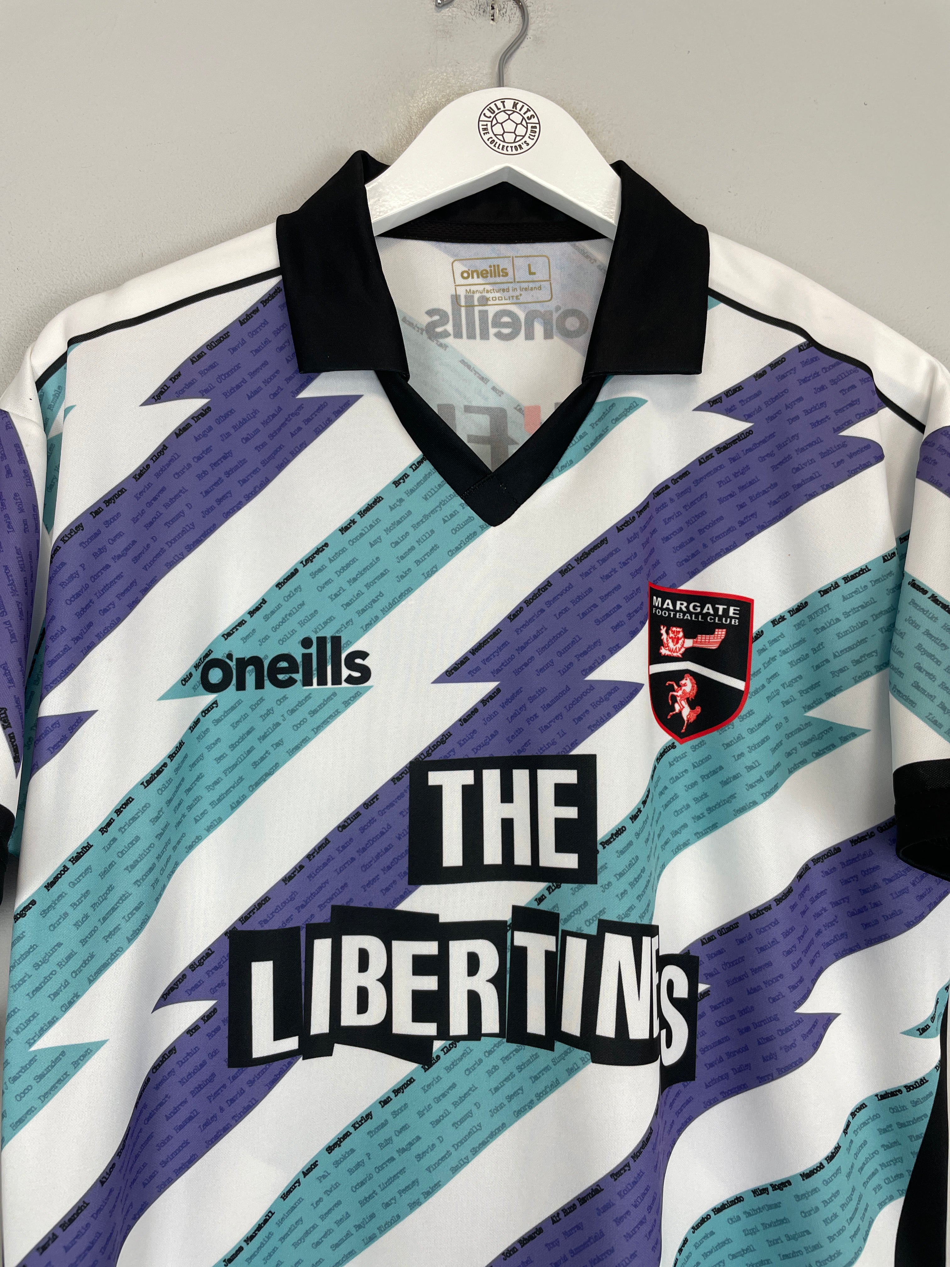 Shop 2019/20 MARGATE *BNWT* THIRD SHIRT (L) O'NEILLS, classic football shirts, vintage football shirts & retro soccer jerseys at Cult Kits