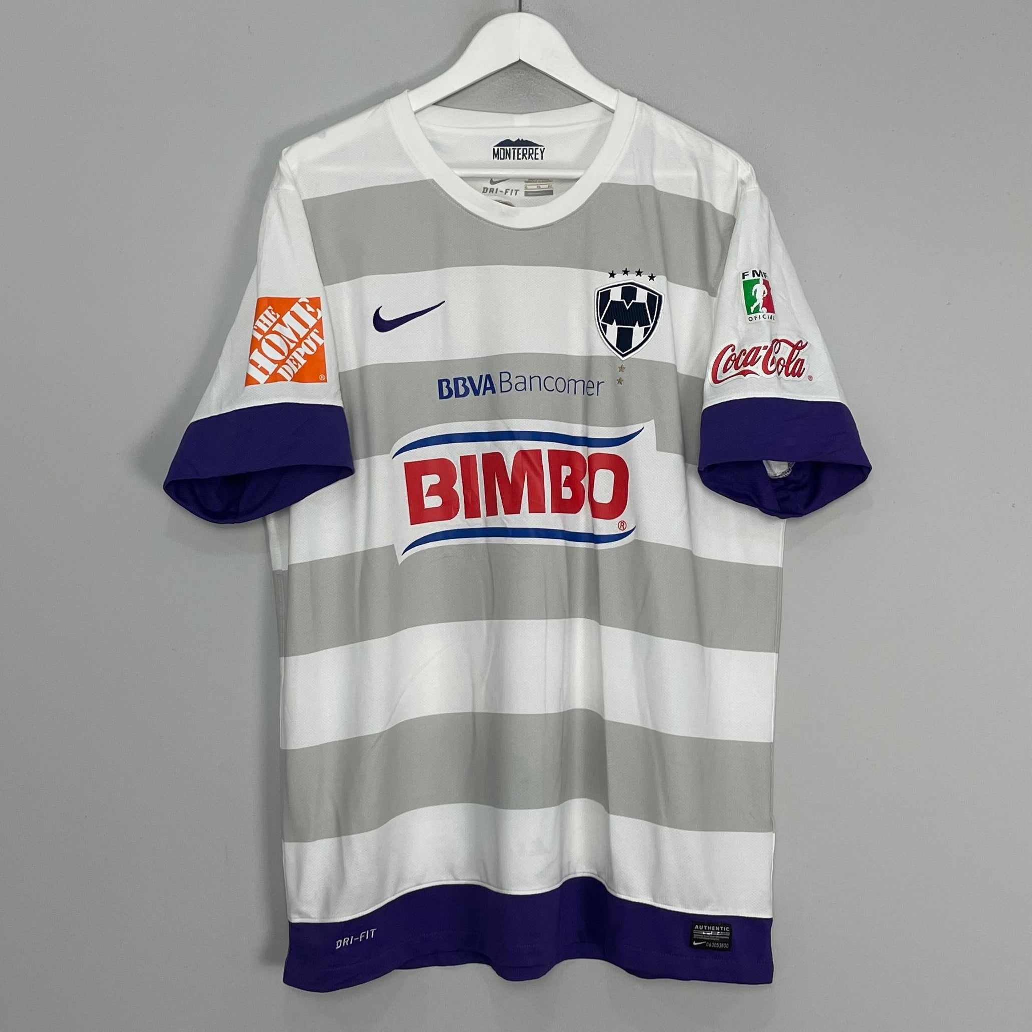 Shop 2012/13 MONTERREY HOME SHIRT (XL) NIKE, classic football shirts, vintage football shirts & retro soccer jerseys at Cult Kits