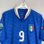 Shop 2012/13 ITALY BALOTELLI #9 HOME SHIRT (L) PUMA, classic football shirts, vintage football shirts & retro soccer jerseys at Cult Kits