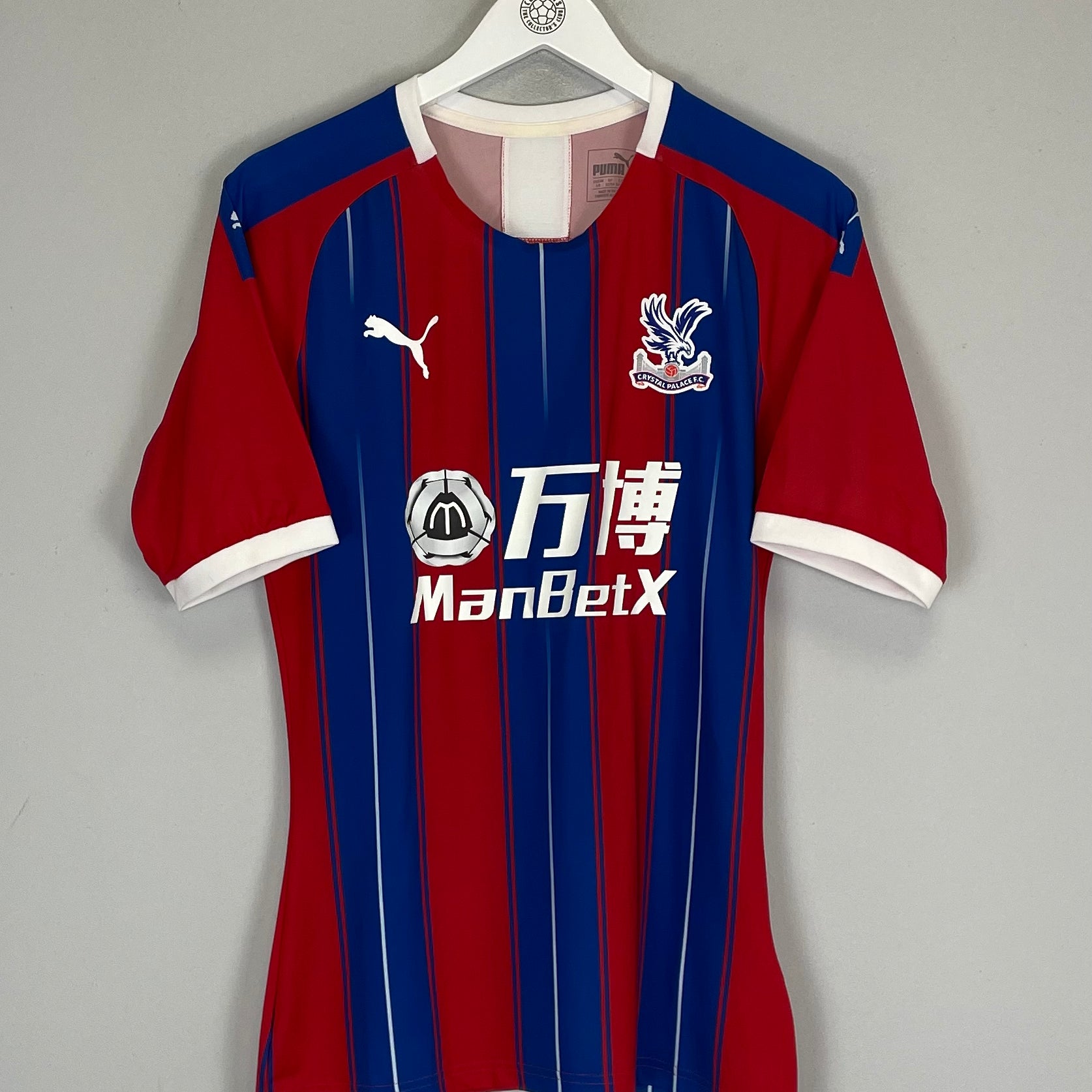Shop 2019/20 CRYSTAL PALACE *AUTHENTIC* HOME SHIRT (L) PUMA, classic football shirts, vintage football shirts & retro soccer jerseys at Cult Kits