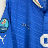 Shop 2012/13 ITALY BALOTELLI #9 HOME SHIRT (L) PUMA, classic football shirts, vintage football shirts & retro soccer jerseys at Cult Kits