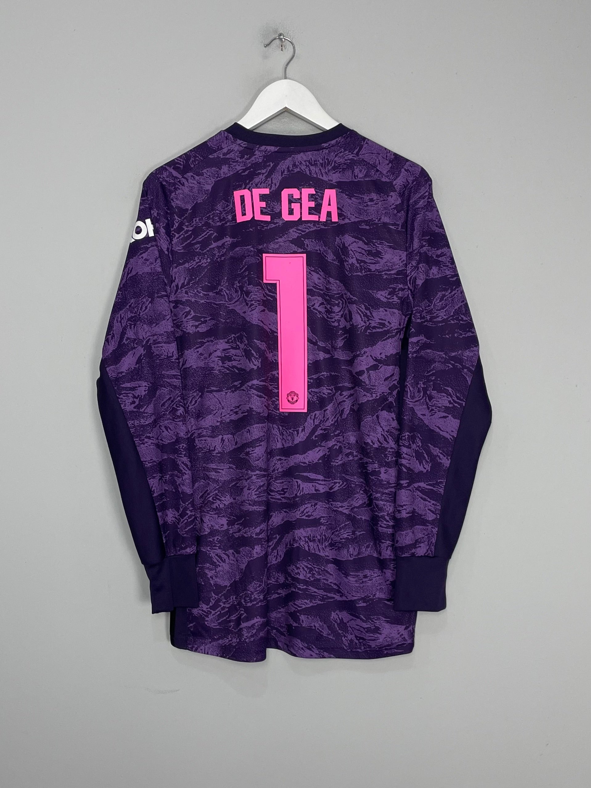 Shop 2019/20 MANCHESTER UNITED DE GEA #1 *AUTHENTIC* GK SHIRT (M) ADIDAS, classic football shirts, vintage football shirts & retro soccer jerseys at Cult Kits