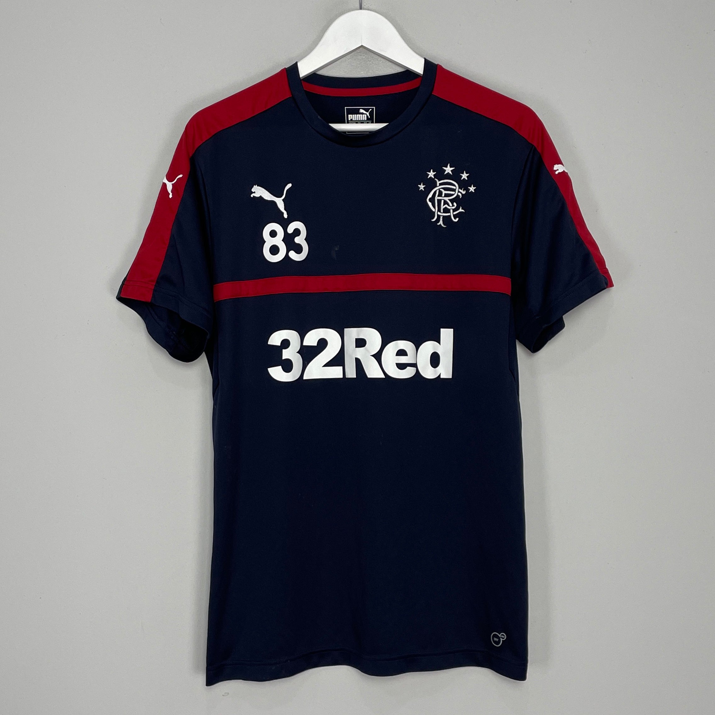 Shop 2016/17 RANGERS #83 TRAINING SHIRT (XL) PUMA, classic football shirts, vintage football shirts & retro soccer jerseys at Cult Kits