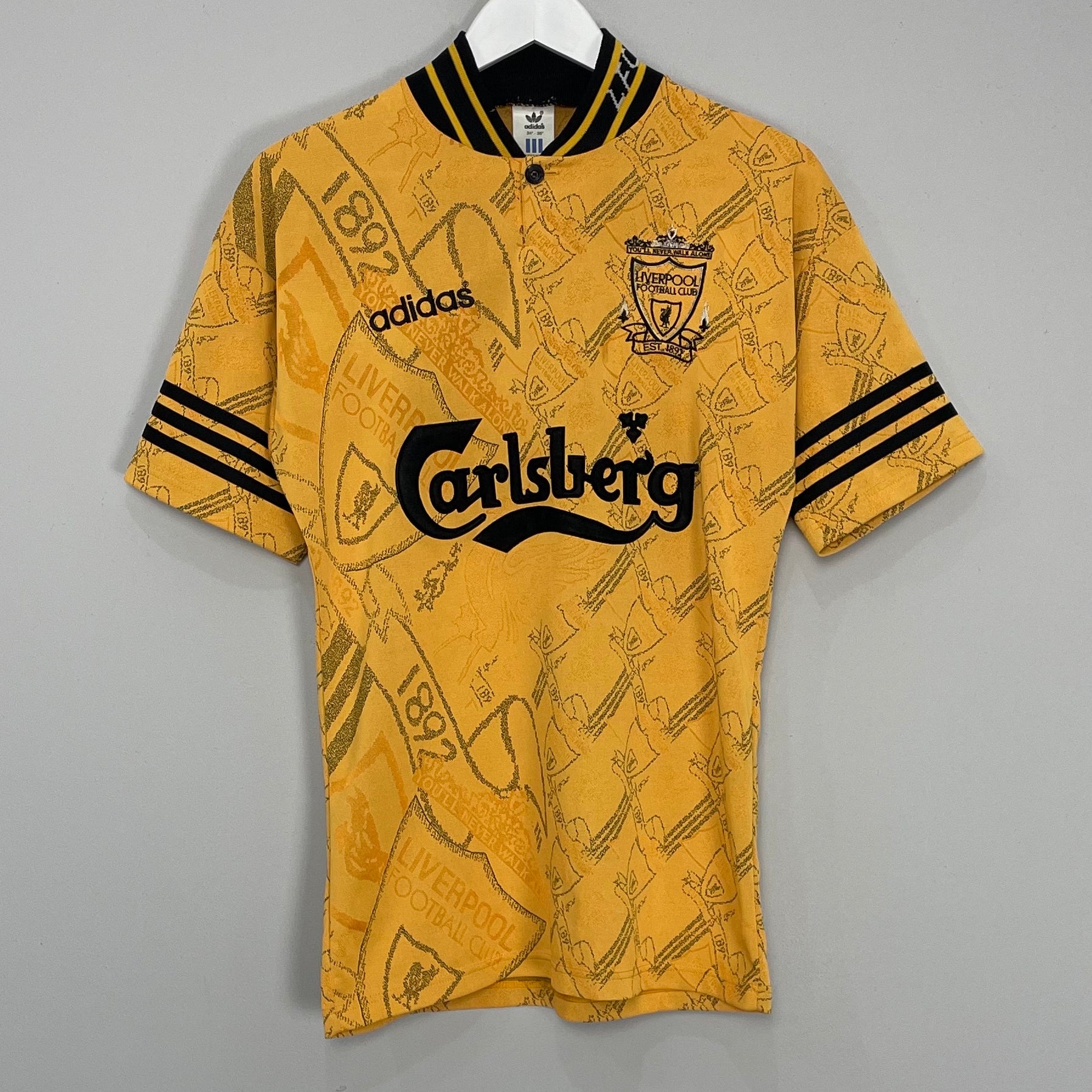 Shop 1994/96 LIVERPOOL MCMANAMAN #17 THIRD SHIRT (S) ADIDAS, classic football shirts, vintage football shirts & retro soccer jerseys at Cult Kits