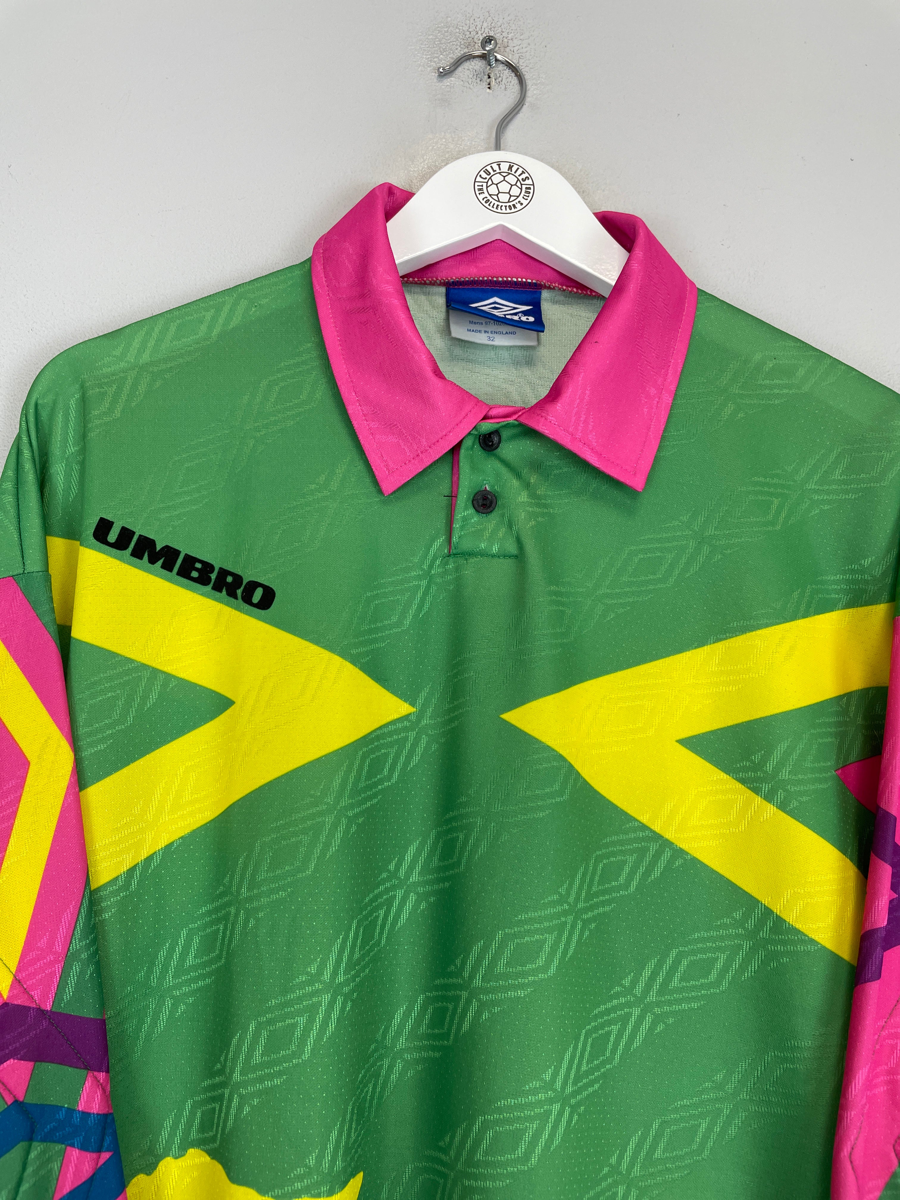 Shop 1994/95 SC ENGALTHAL TEMPLATE GK SHIRT #1 (M) UMBRO, classic football shirts, vintage football shirts & retro soccer jerseys at Cult Kits