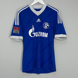 Shop 2012/14 SCHALKE HUNTELAAR #25 HOME SHIRT (S) ADIDAS, classic football shirts, vintage football shirts & retro soccer jerseys at Cult Kits