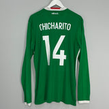 Shop 2016/17 MEXICO J.HERNANDEZ #14 L/S HOME SHIRT (XL) ADIDAS, classic football shirts, vintage football shirts & retro soccer jerseys at Cult Kits