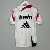 Shop 2007/09 AC MILAN TRAINING SHIRT (M) ADIDAS, classic football shirts, vintage football shirts & retro soccer jerseys at Cult Kits