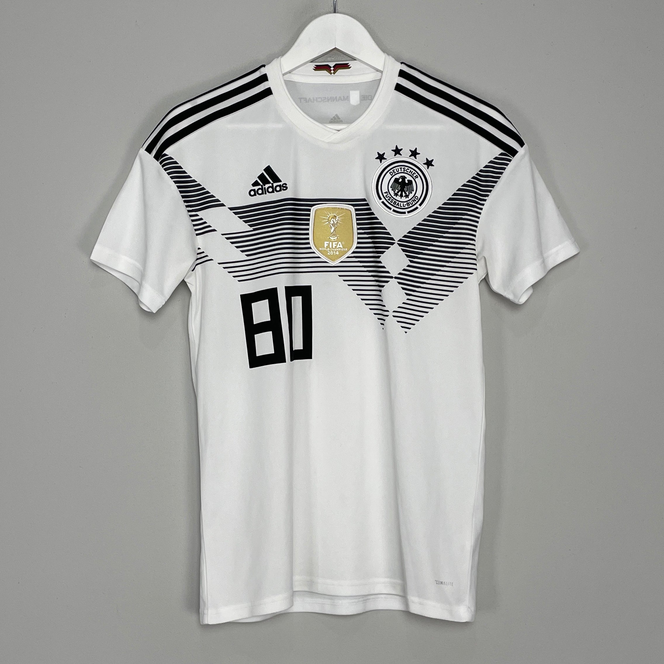 Shop 2018/19 GERMANY #80 HOME SHIRT (S) ADIDAS, classic football shirts, vintage football shirts & retro soccer jerseys at Cult Kits