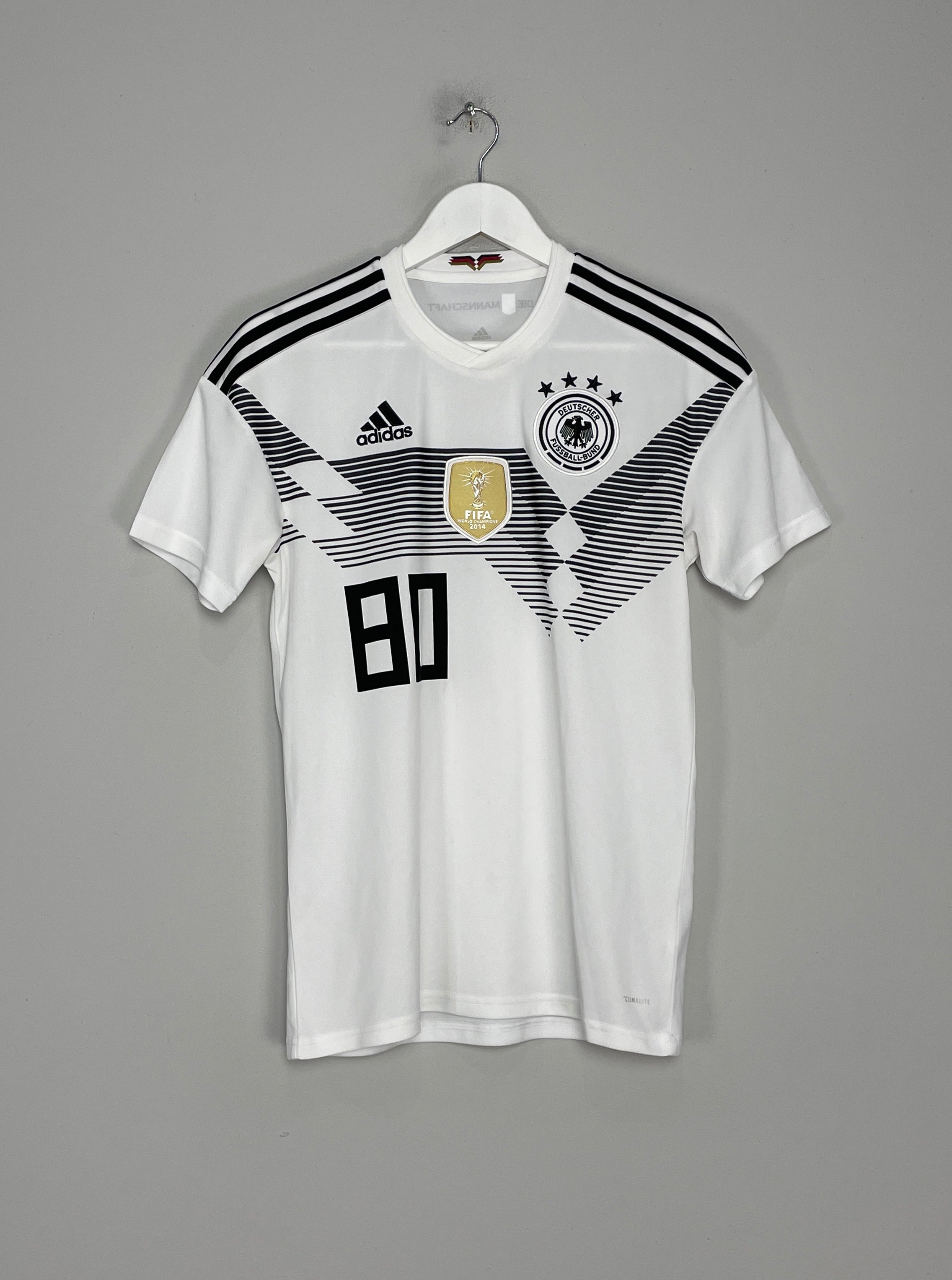 Shop 2018/19 GERMANY #80 HOME SHIRT (S) ADIDAS, classic football shirts, vintage football shirts & retro soccer jerseys at Cult Kits