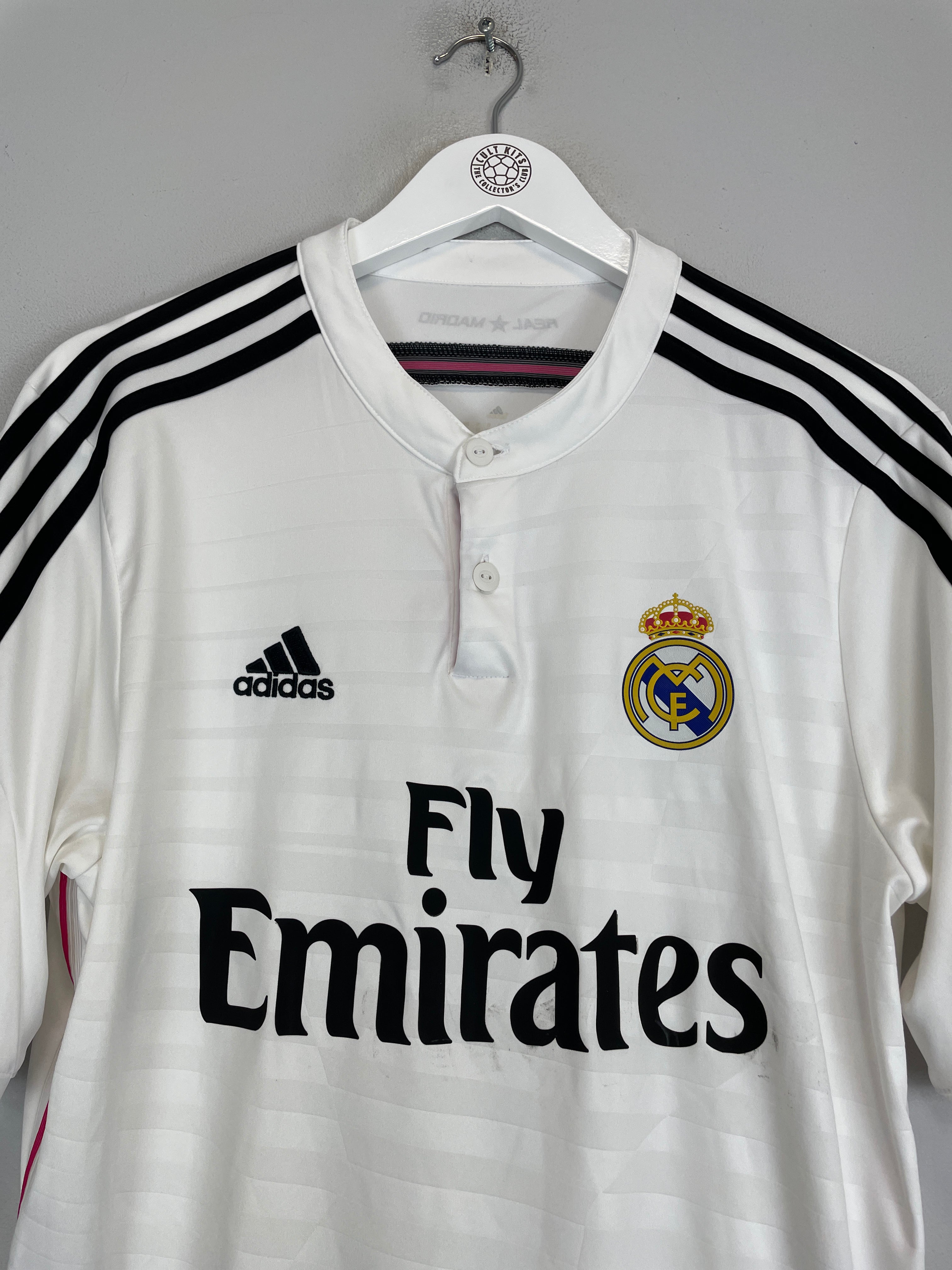 Shop 2014/15 REAL MADRID RONALDO #7 HOME SHIRT (M) ADIDAS, classic football shirts, vintage football shirts & retro soccer jerseys at Cult Kits