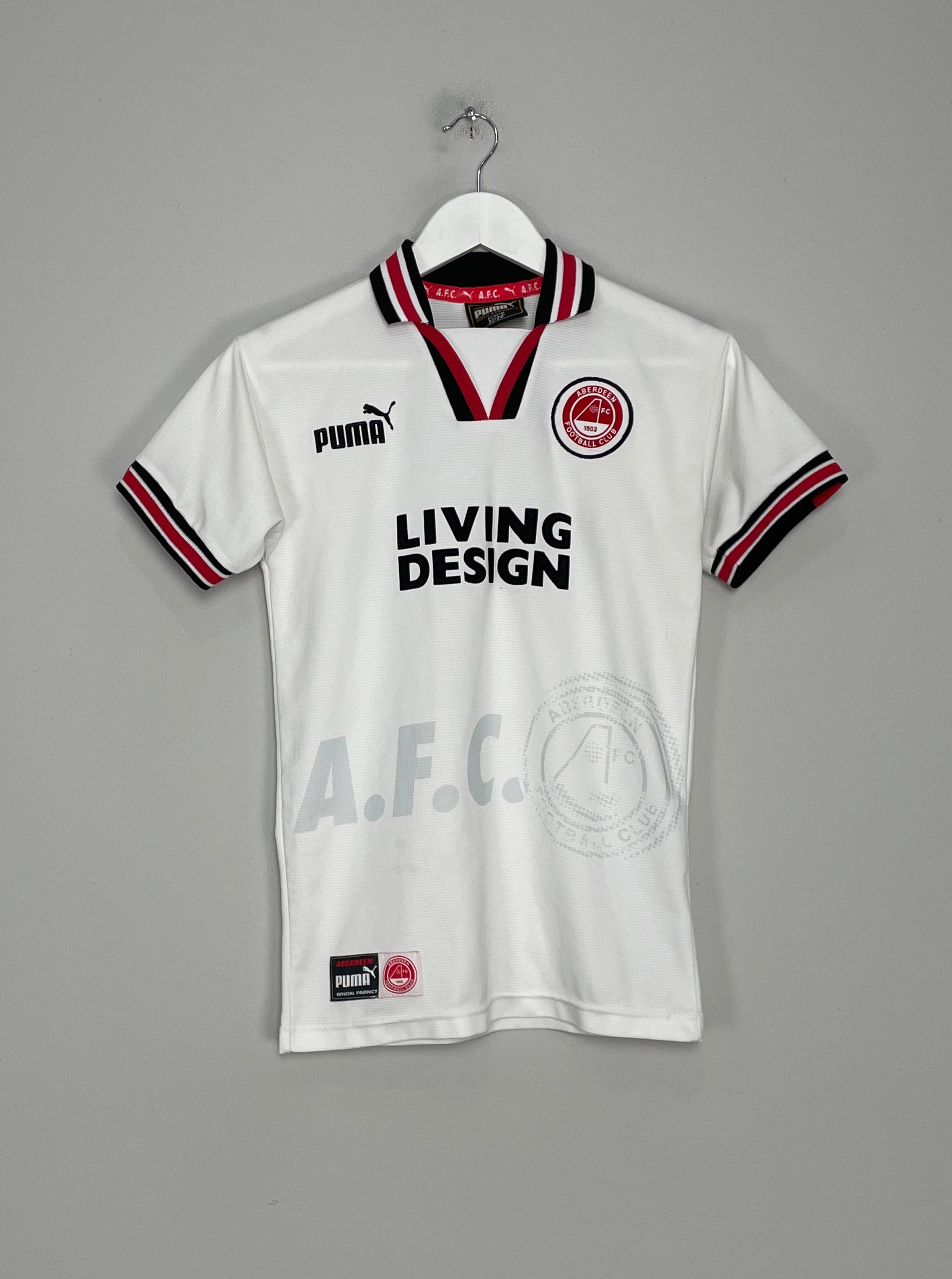 Shop 1997/98 ABERDEEN AWAY SHIRT (XL.KIDS) PUMA, classic football shirts, vintage football shirts & retro soccer jerseys at Cult Kits