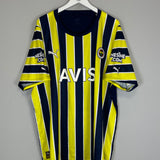 Shop 2022/23 FENERBAHCE #18 HOME SHIRT (XXXL) PUMA, classic football shirts, vintage football shirts & retro soccer jerseys at Cult Kits