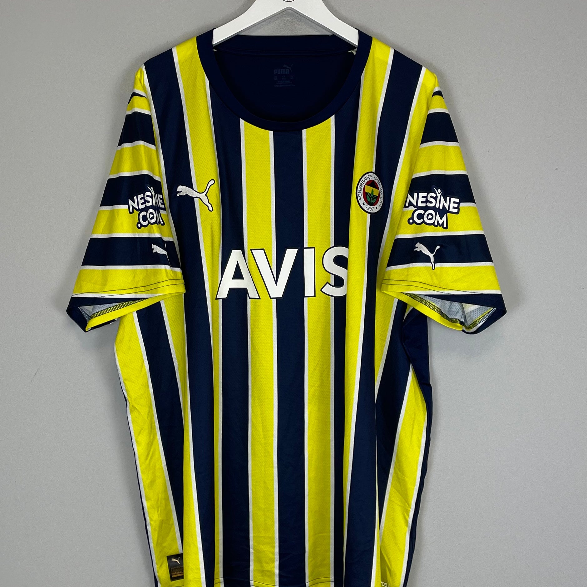 Shop 2022/23 FENERBAHCE #18 HOME SHIRT (XXXL) PUMA, classic football shirts, vintage football shirts & retro soccer jerseys at Cult Kits