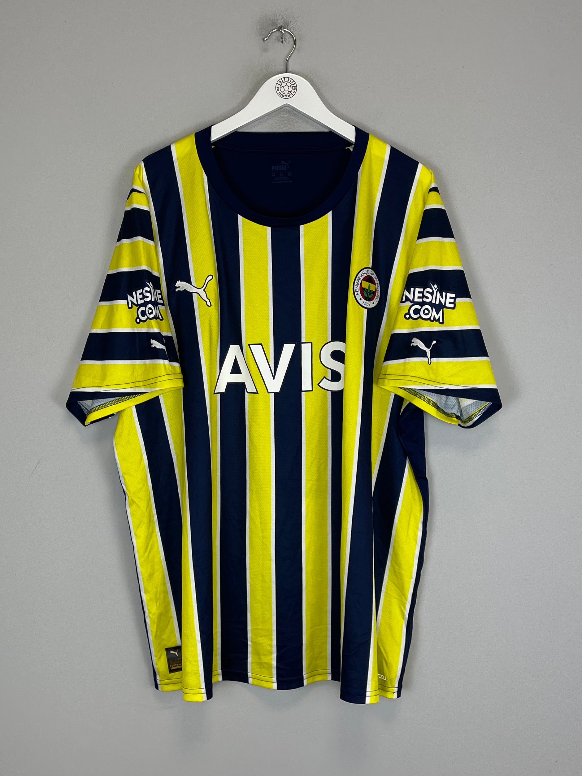 Shop 2022/23 FENERBAHCE #18 HOME SHIRT (XXXL) PUMA, classic football shirts, vintage football shirts & retro soccer jerseys at Cult Kits