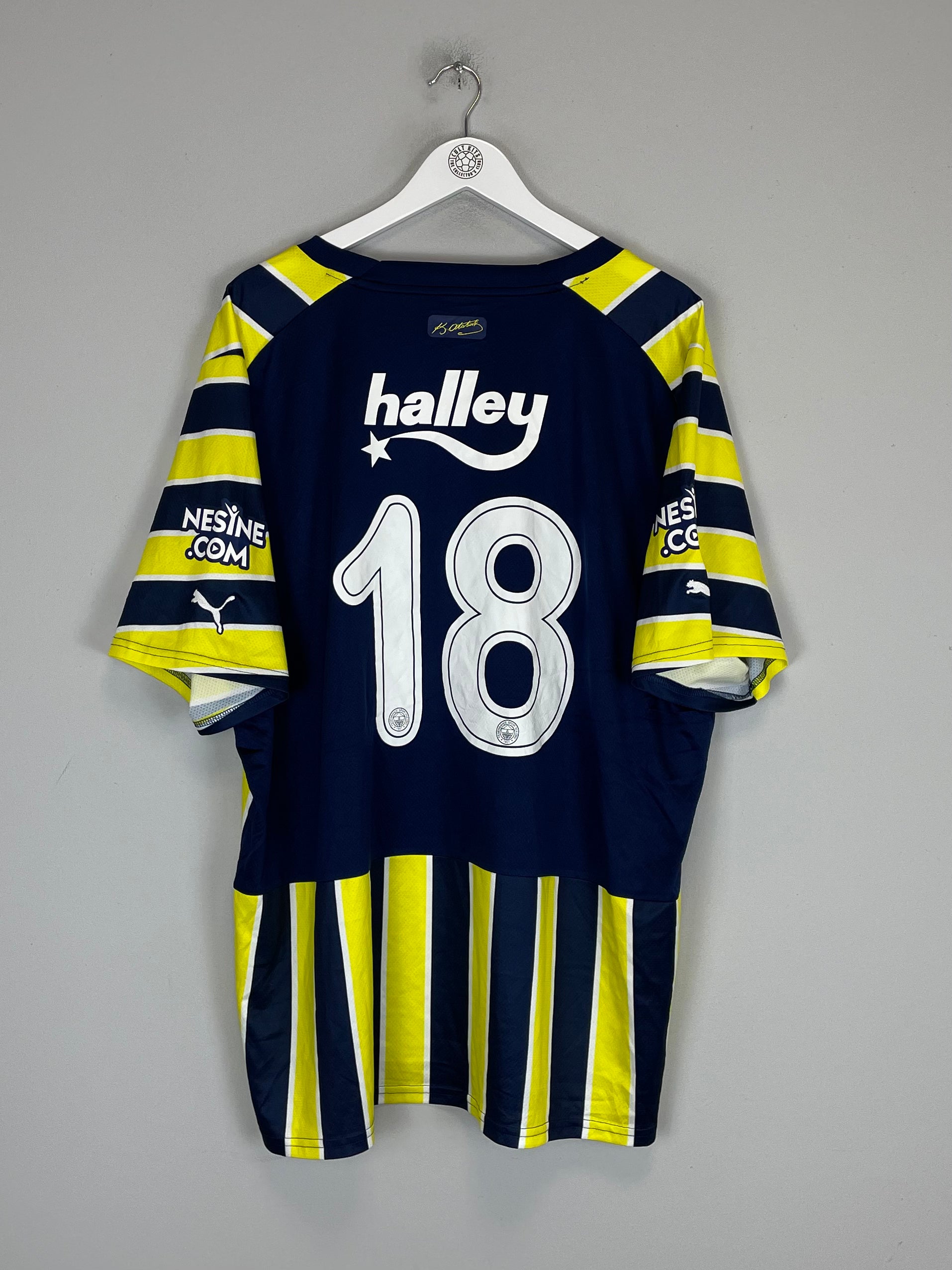Shop 2022/23 FENERBAHCE #18 HOME SHIRT (XXXL) PUMA, classic football shirts, vintage football shirts & retro soccer jerseys at Cult Kits