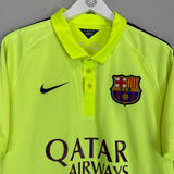 Shop 2014/15 BARCELONA MESSI #10 THIRD SHIRT (L) NIKE, classic football shirts, vintage football shirts & retro soccer jerseys at Cult Kits